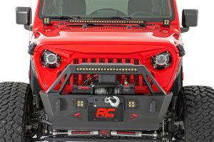 Jeep Gladiator LED Headlights - Front - Rough Country - 9 Inch, DOT Approved - '20-'23